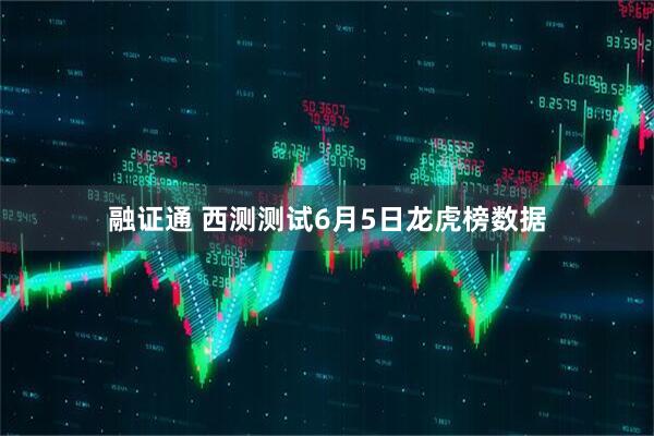 融证通 西测测试6月5日龙虎榜数据