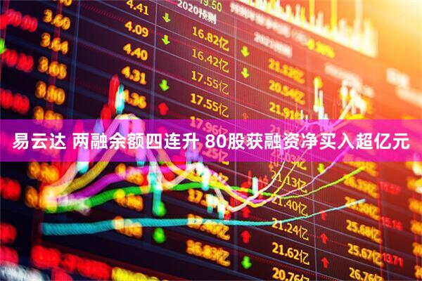 易云达 两融余额四连升 80股获融资净买入超亿元